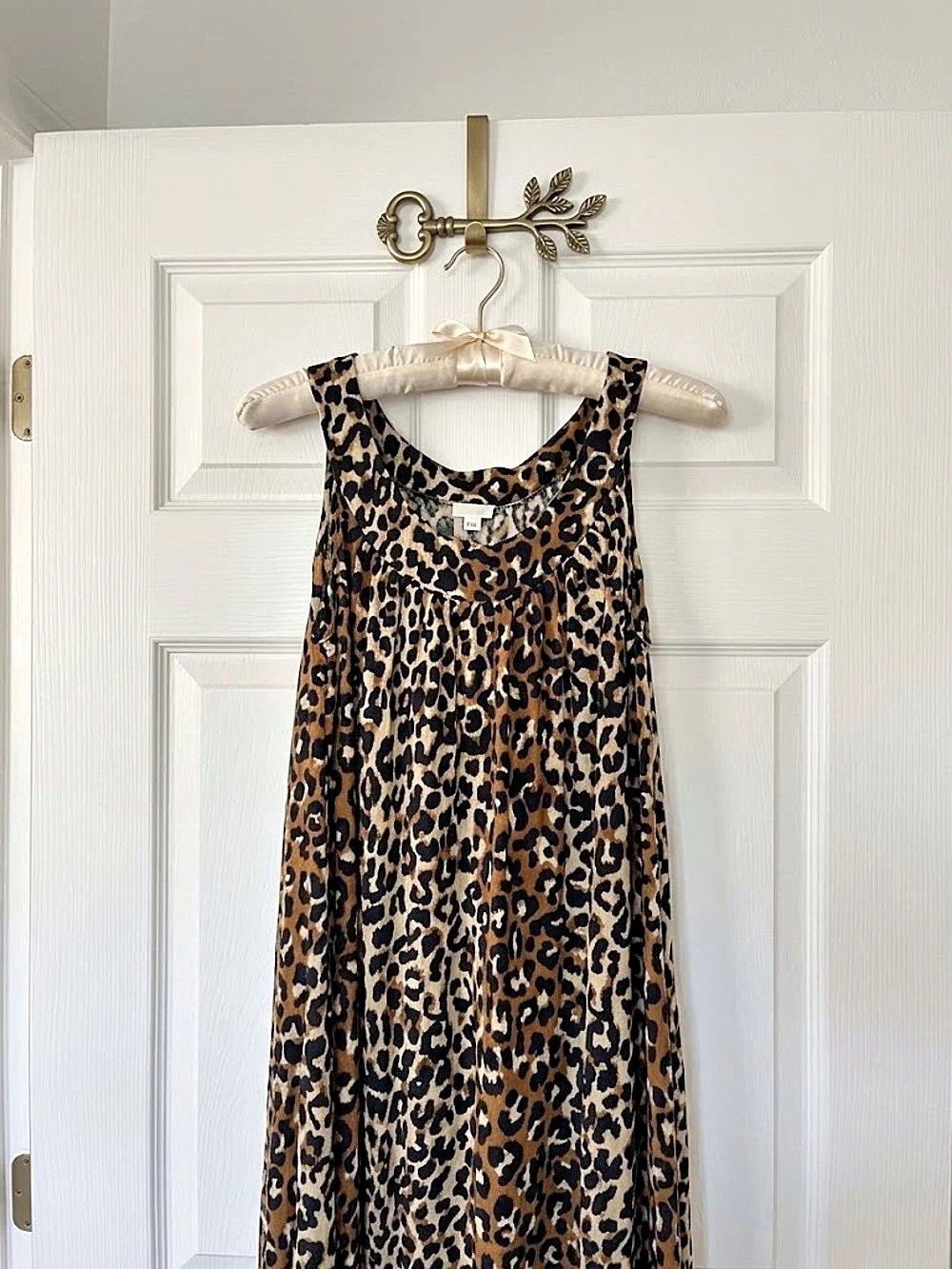XXL Leopard Print Maxi Dress